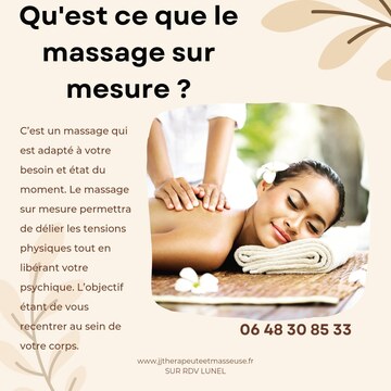 Qu'est-ce que le massage sur mesure ?
